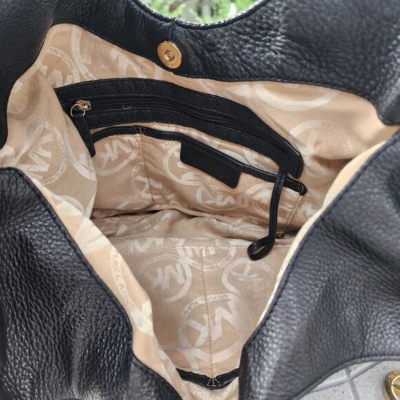 Michael Kors Layton Pebbled Leather Large Hobo Bag - Picture 7 of 12